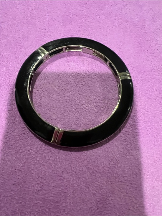 Accessories - B#98-kiam family Silver-Tone Round Bangle Bracelet